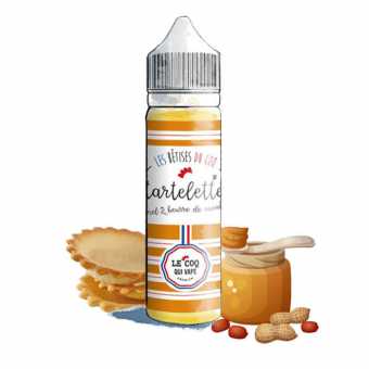 Tartelette Caramel Beurre de Cacahuète 50ml Les Bêtises du Coq by Le Coq qui Vape